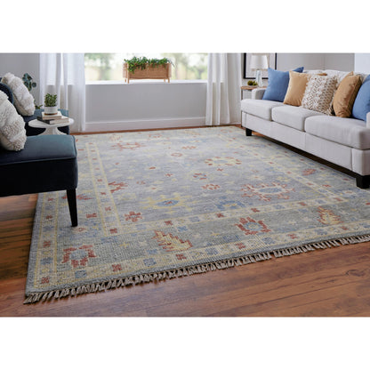 Fillmore Traditional & Botanical Rug - FIL6954F by Feizy in blue, taupe, gray. Made from wool in a unique style.