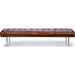 Tufted Gallery Bench by Regina Andrew. Made from leather in a modern style.