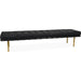 Tufted Gallery Bench by Regina Andrew. Made from leather in a modern style.