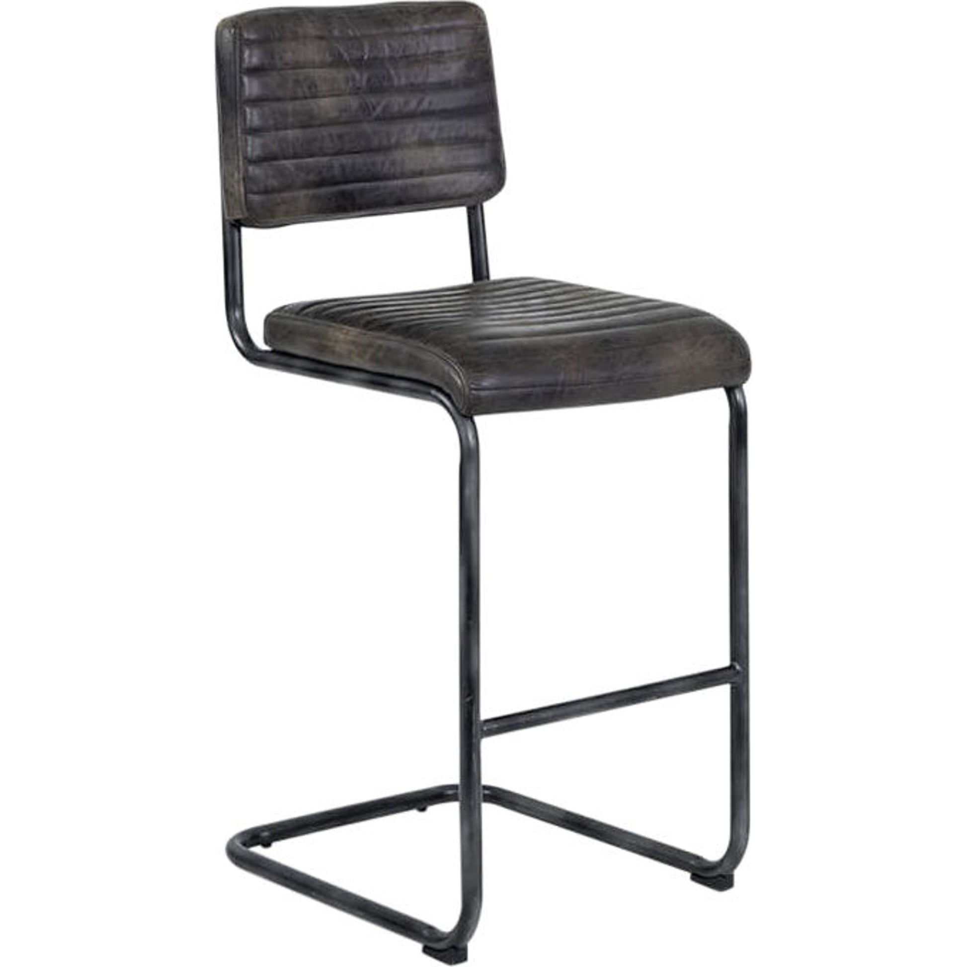 Dylan Bar Stool (Set of 2) by Regina Andrew. Made from leather in a modern style.