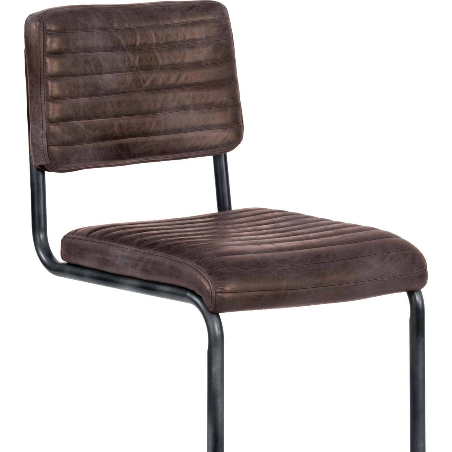 005 S-286868,S-286869 | Closeup | Dylan Bar Stool (Set of 2) by Regina Andrew. Made from leather in a modern style.