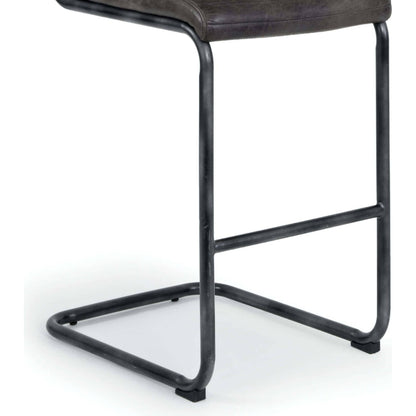 Dylan Bar Stool (Set of 2) by Regina Andrew. Made from leather in a modern style.