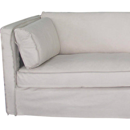 Gypsy Sofa by Regina Andrew in white, natural. Made from leather in a modern style.