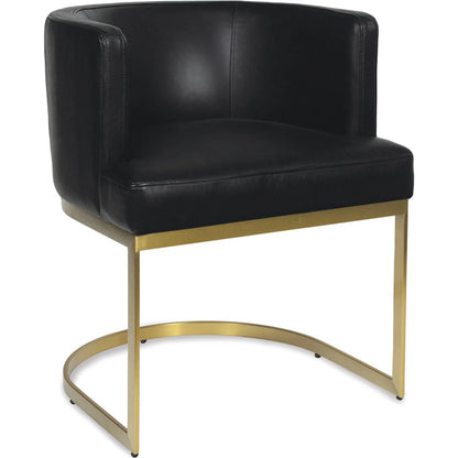 Owen Leather Dining Chair by Regina Andrew. Made from leather in a traditional style.