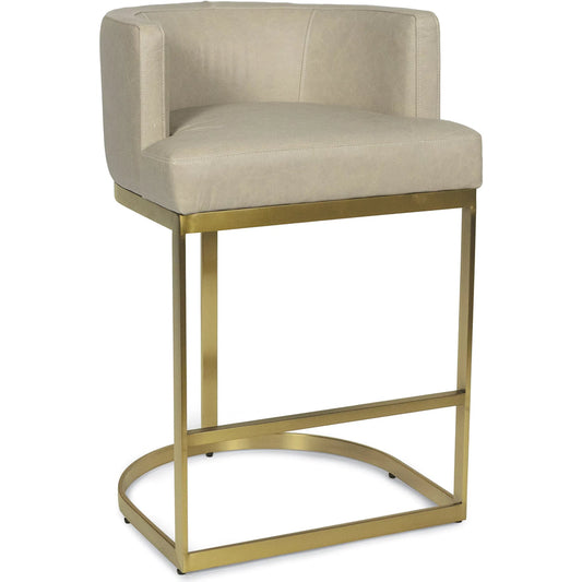 Owen Leather Counter Stool by Regina Andrew. Made from leather in a unique style.