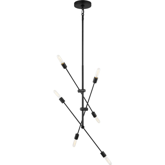Axis Six Light Large Chandelier by Visual Comfort & Co.. Made from steel in a unique style.