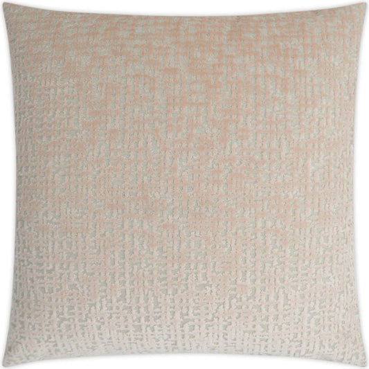 Transcend Pillow by DV Kap Home in blush. Made from 48% polyester, 46% acrylic, 6% linen in a unique style.