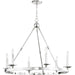 Allendale 6 Light Chandelier by Hudson Valley. Made from steel in a transitional style.