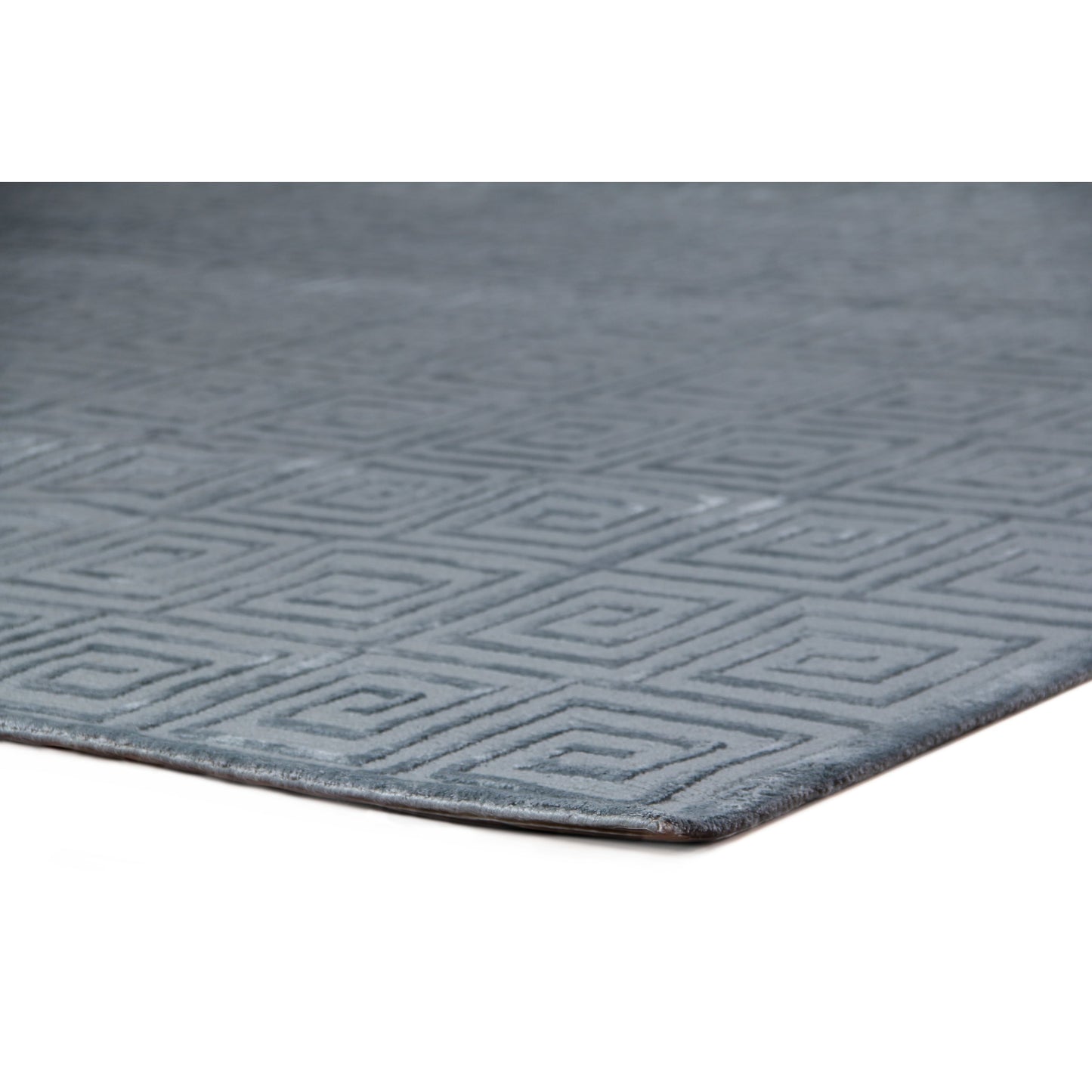 017 SI-1828209,SI-1828213,SI-1828214 | Closeup | Greek Key Rug by Exquisite Rugs. Made from wool, viscose in a unique style.
