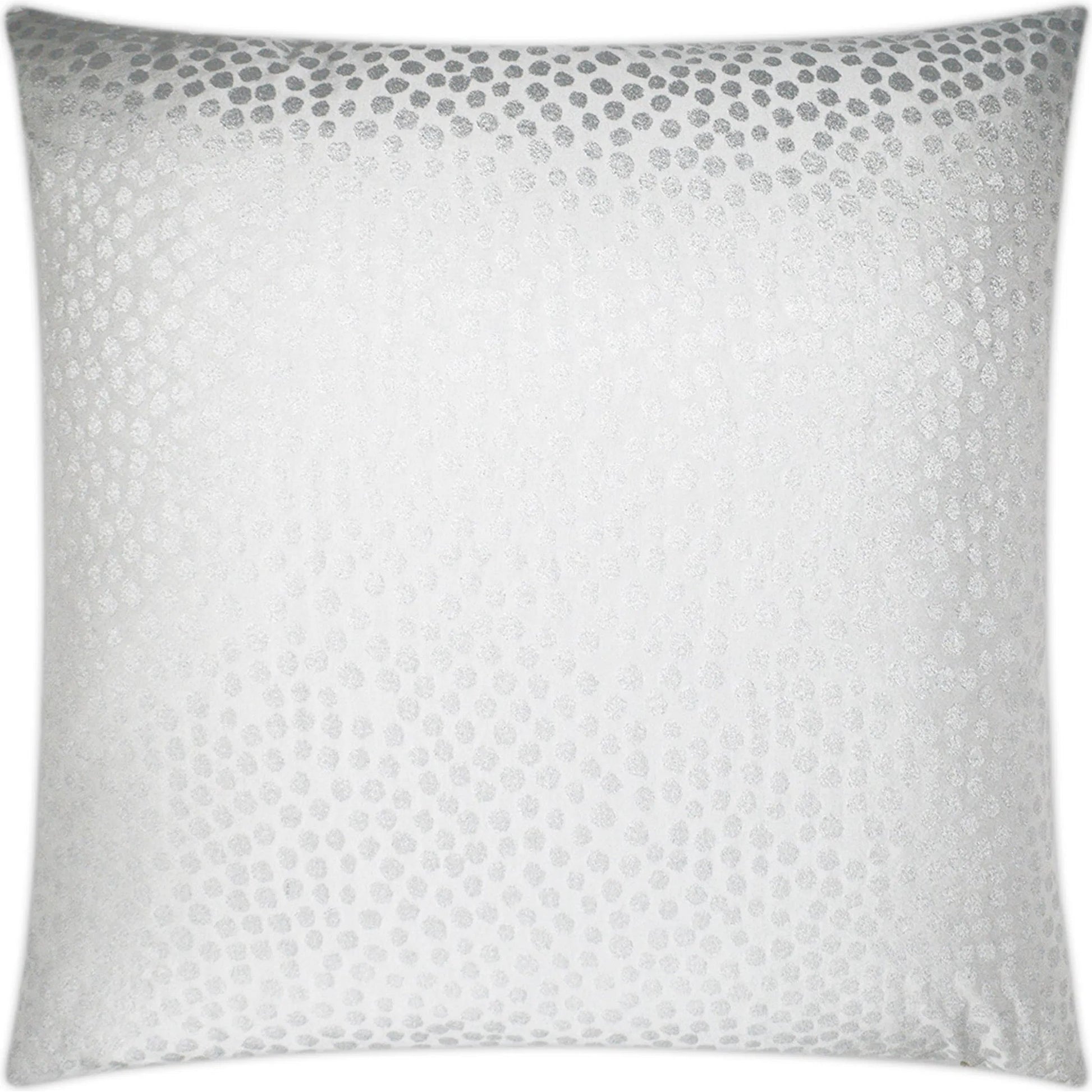 Hepburn Pillow by DV Kap Home. Made from 65% polyester, 35% metallic in a transitional style.