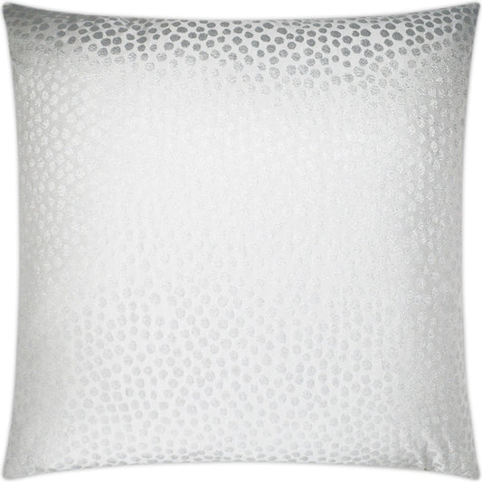 Hepburn Pillow by DV Kap Home. Made from 65% polyester, 35% metallic in a unique style.