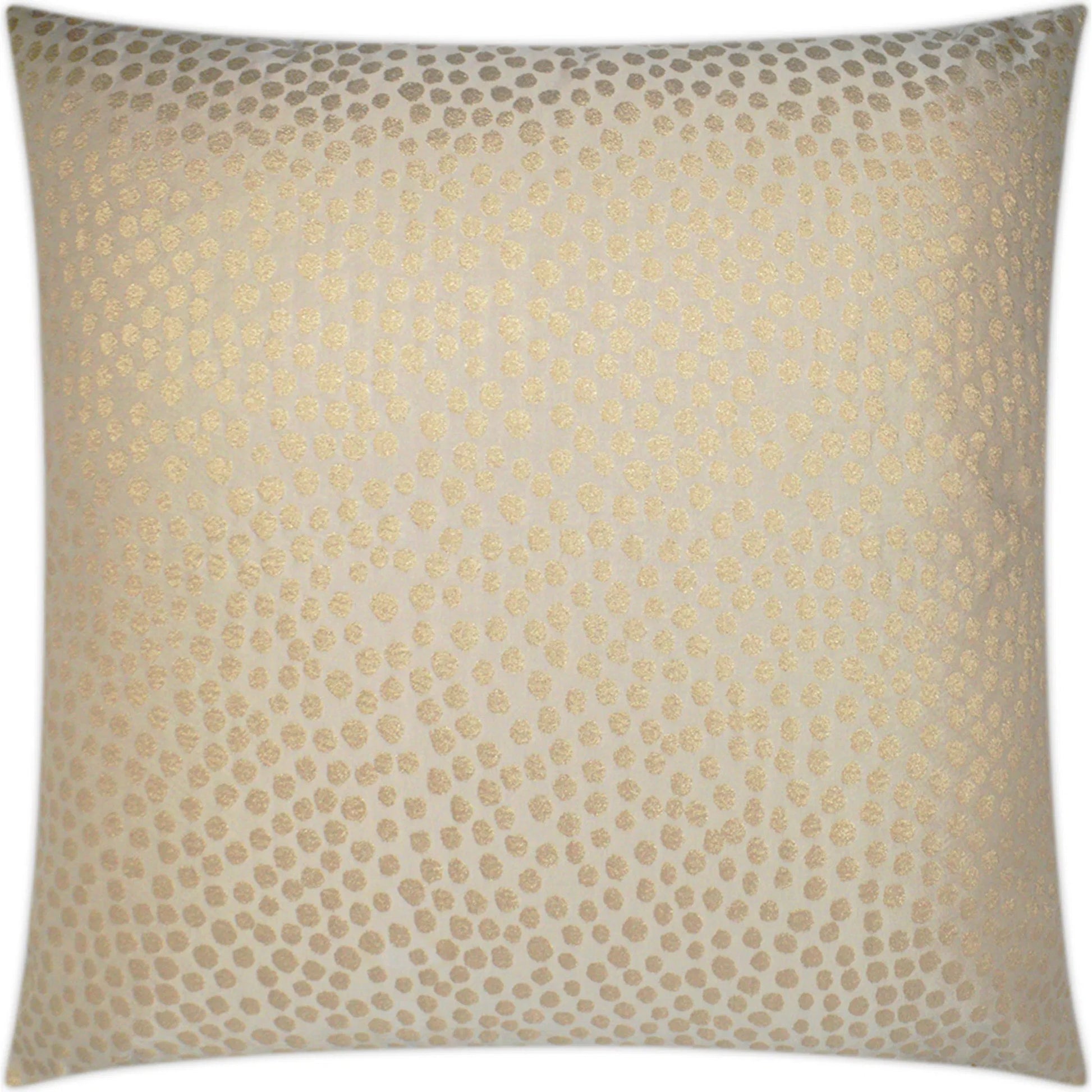 Hepburn Pillow by DV Kap Home. Made from 65% polyester, 35% metallic in a transitional style.