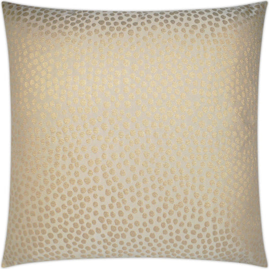 Hepburn Pillow by DV Kap Home. Made from 65% polyester, 35% metallic in a unique style.