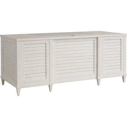 Bradenton Executive Desk by Sligh in shell white. Made from unique in a transitional style.