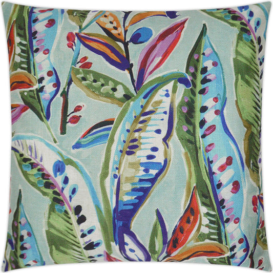 Enrique Pillow by DV Kap Home in blue. Made from 100% polyester in a unique style.