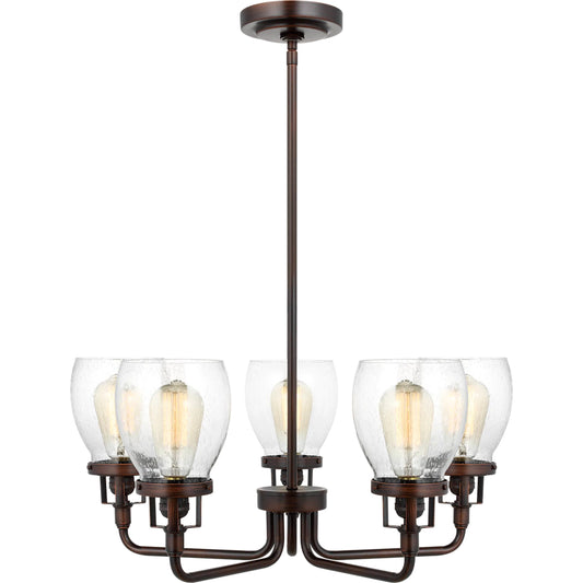 Belton Five Light Up Chandelier by Visual Comfort & Co.. Made from steel in a unique style.