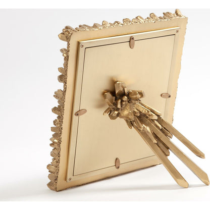 Facet Cluster Frame by Global Views. Made from brass, stainless steel, glass in a transitional style.