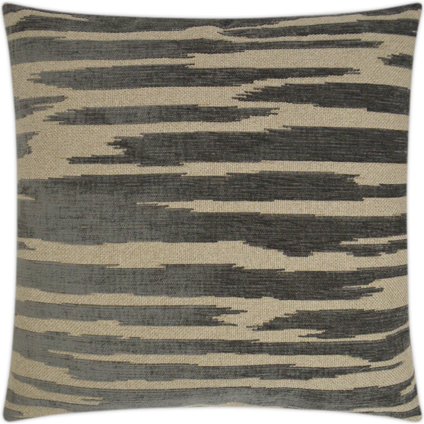 001 SI-2382248 | Primary Silo | Sienna Pillow by DV Kap Home in grey. Made from 73% polyester, 18% acrylic, 9% cotton in a transitional style.
