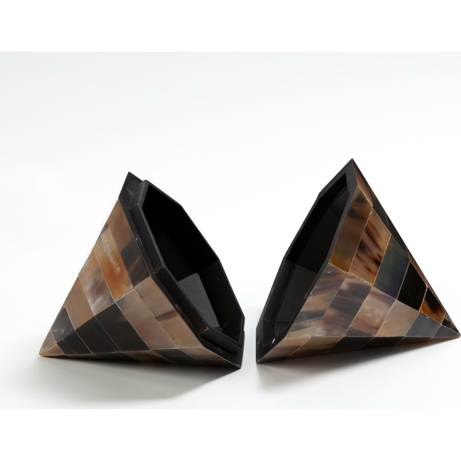 Triangle Cone Box by Global Views. Made from unique in a coastal style.