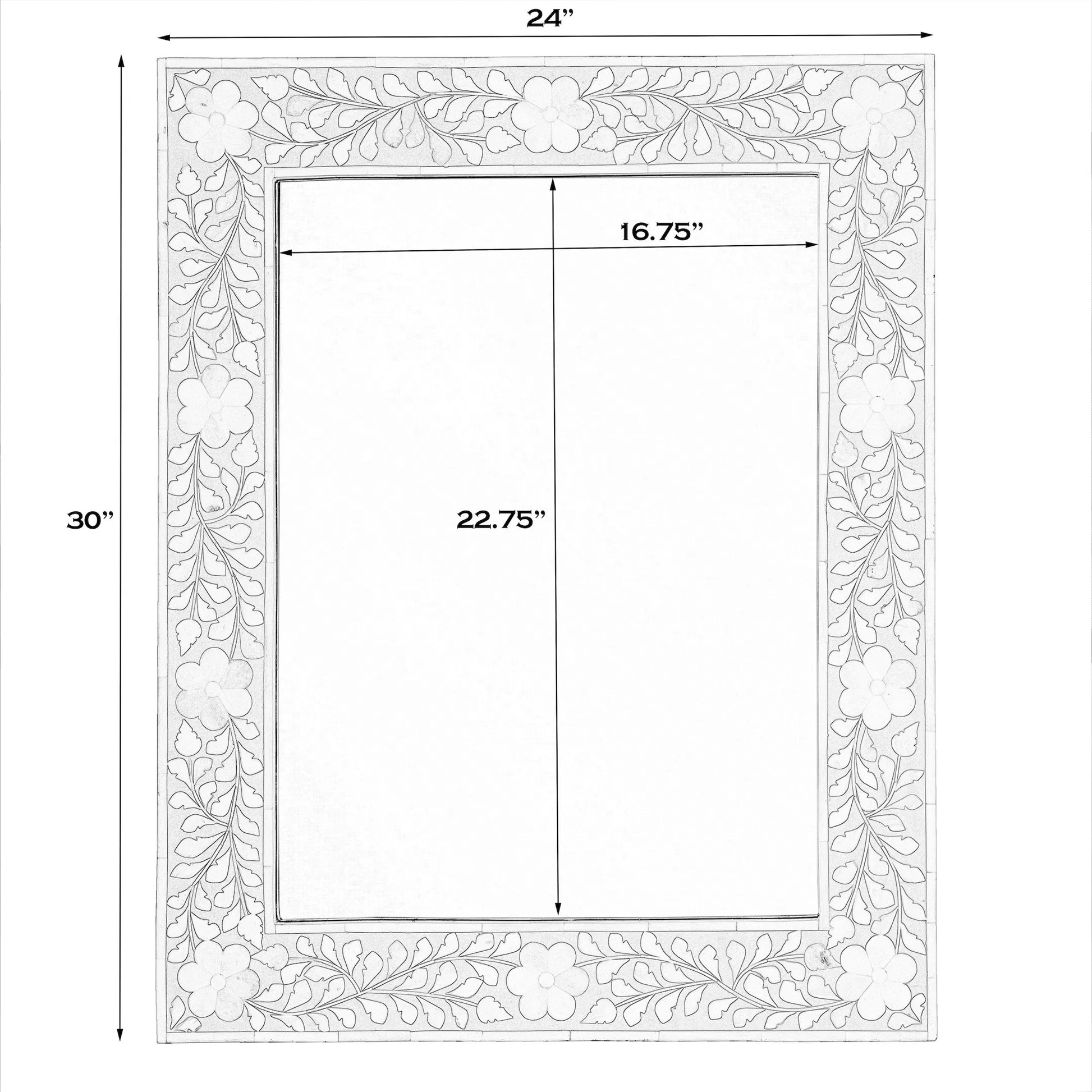 Vivienne Bone Inlay Wall Mirror by Butler Specialty Company. Made from unique in a modern style.