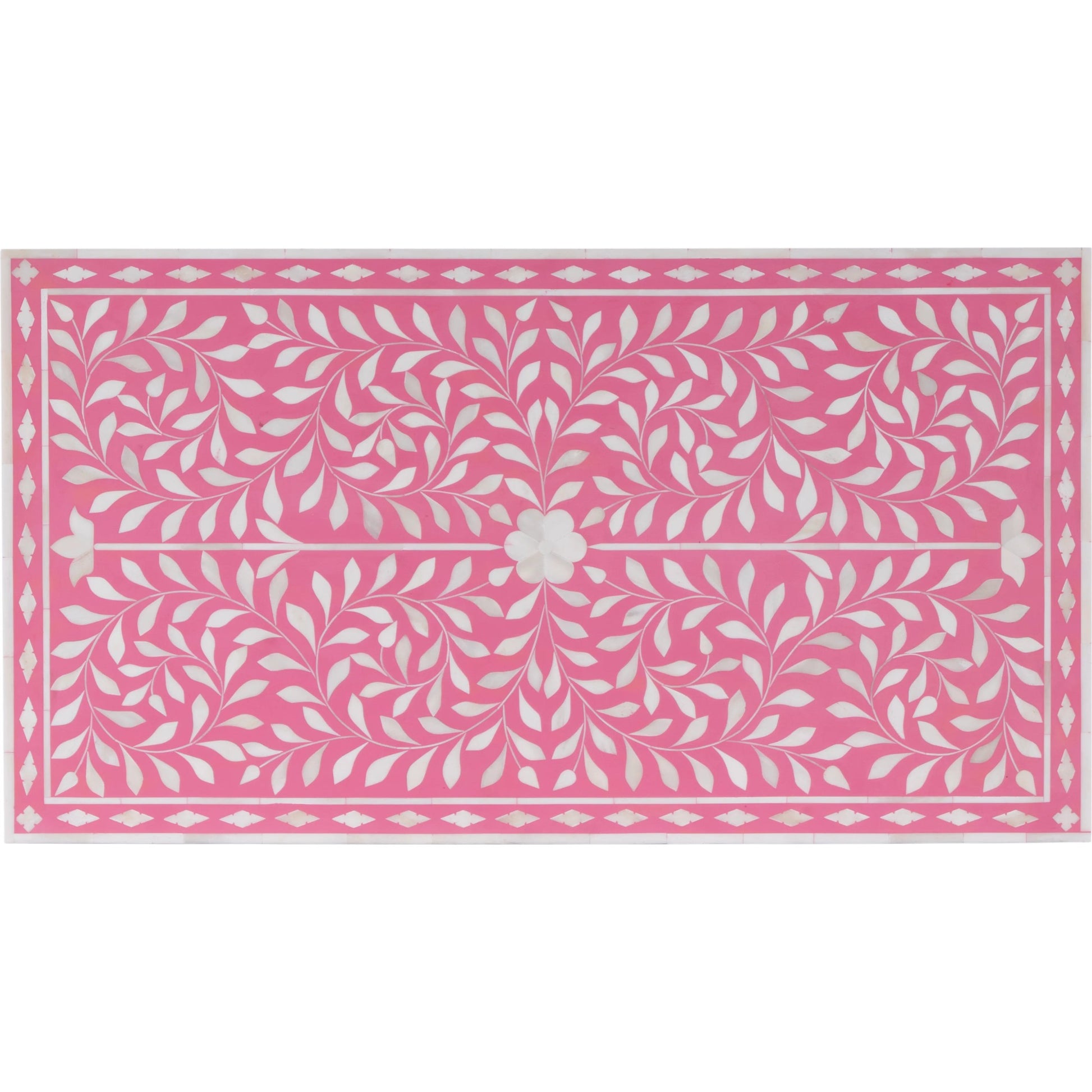 Vivienne Pink Bone Inlay Accent Chest by Butler Specialty Company in pink and heritage. Made from select wood solids, mdf, bone in a modern style.