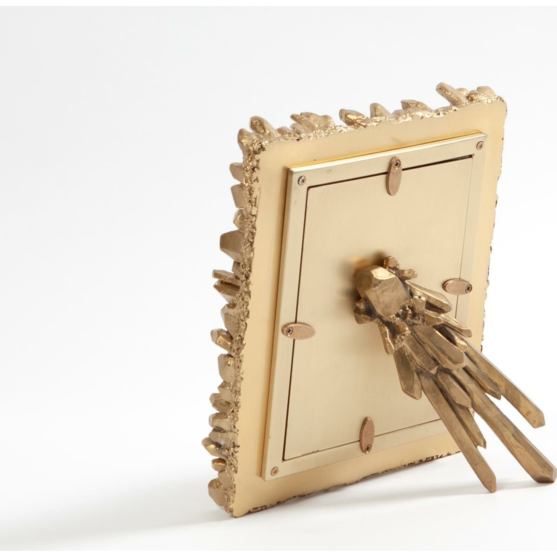 Facet Cluster Frame by Global Views. Made from brass, stainless steel, glass in a transitional style.