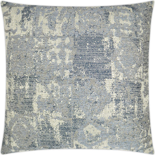 Leyton Pillow by DV Kap Home in indigo. Made from 61% acrylic, 26% textured polyester, 13% polypropylene in a unique style.