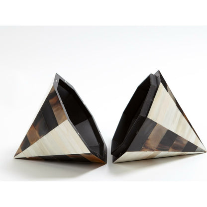 Triangle Cone Box by Global Views. Made from unique in a coastal style.