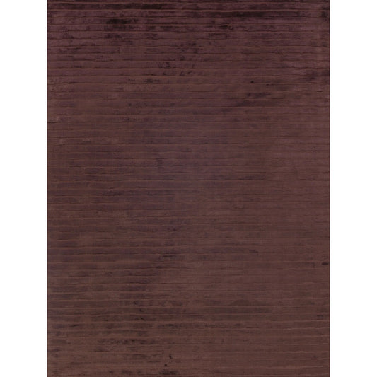 High Low 3229 Rug by Exquisite Rugs in chocolate. Made from viscose in a unique style.