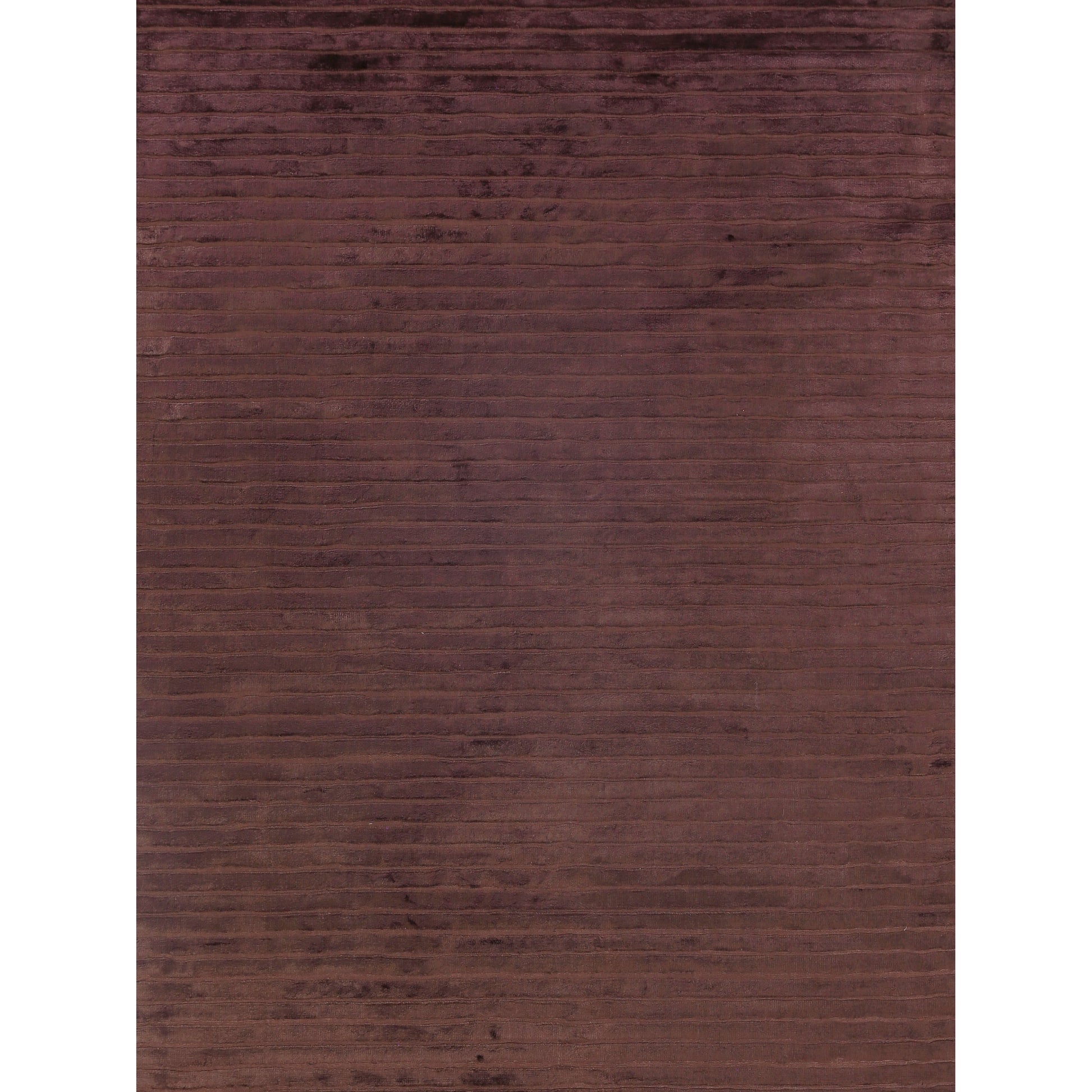 High Low Rug - Chocolate by Exquisite Rugs in chocolate. Made from viscose in a unique style.