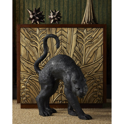 Jacks Object Set by Currey and Company in antique brass. Made from scorched bronze in a modern style.
