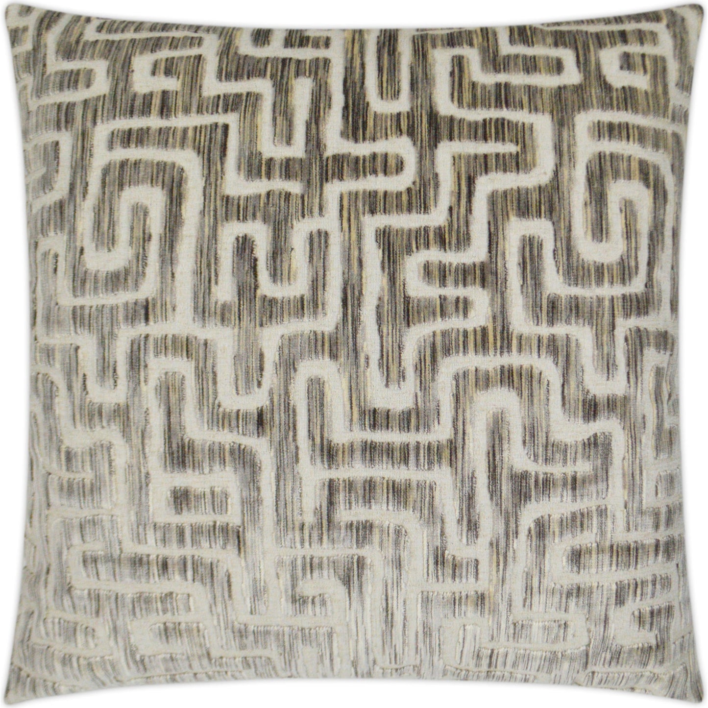 001 SR-738024 | Closeup | Adina by DV Kap Home in taupe, tan. Made from 50% viscose, 33% polyester, 17% linen in a eclectic & global style.