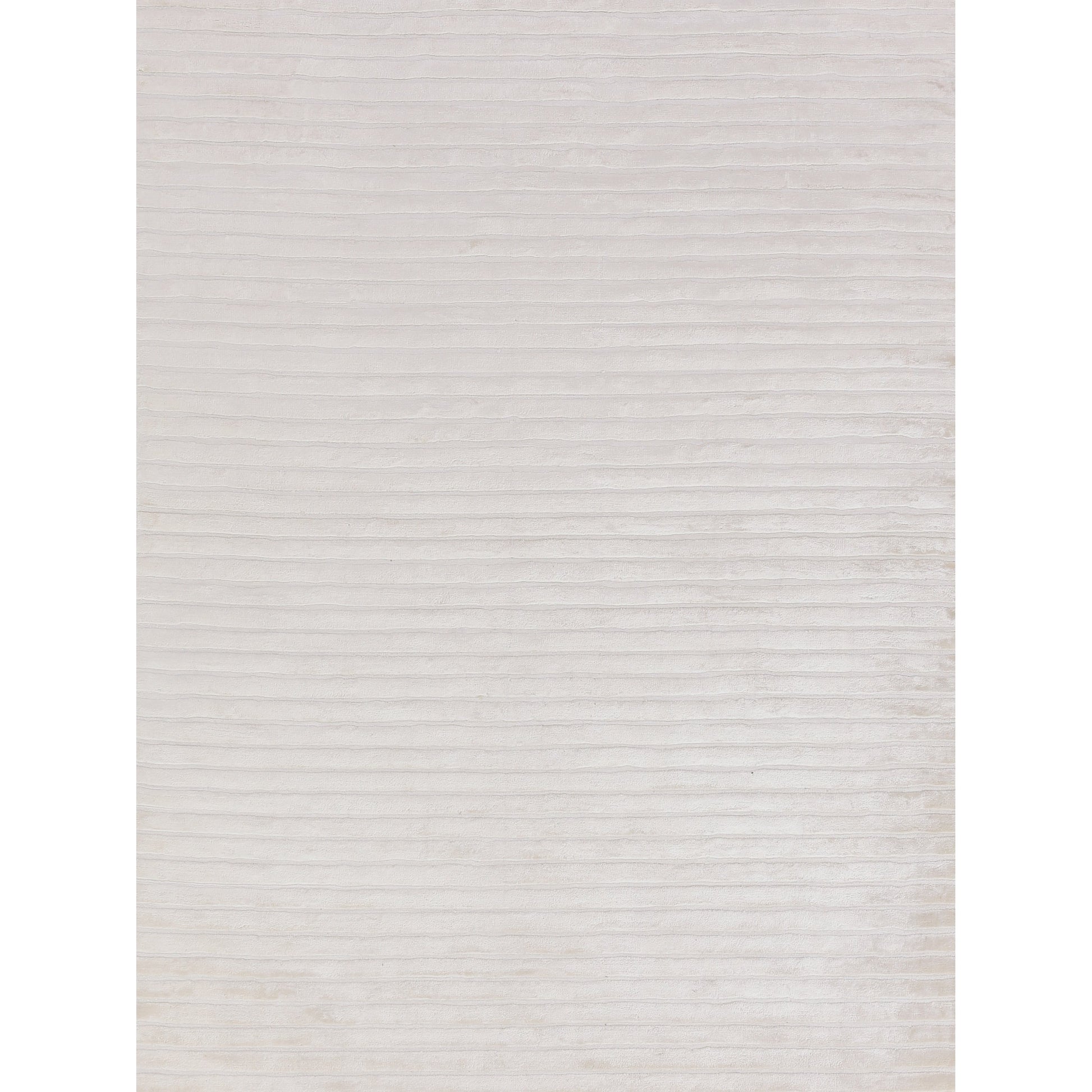 High Low Rug - White by Exquisite Rugs in white. Made from viscose in a unique style.