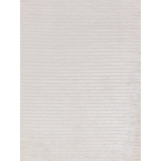 High Low Rug - White by Exquisite Rugs in white. Made from viscose, cotton in a unique style.