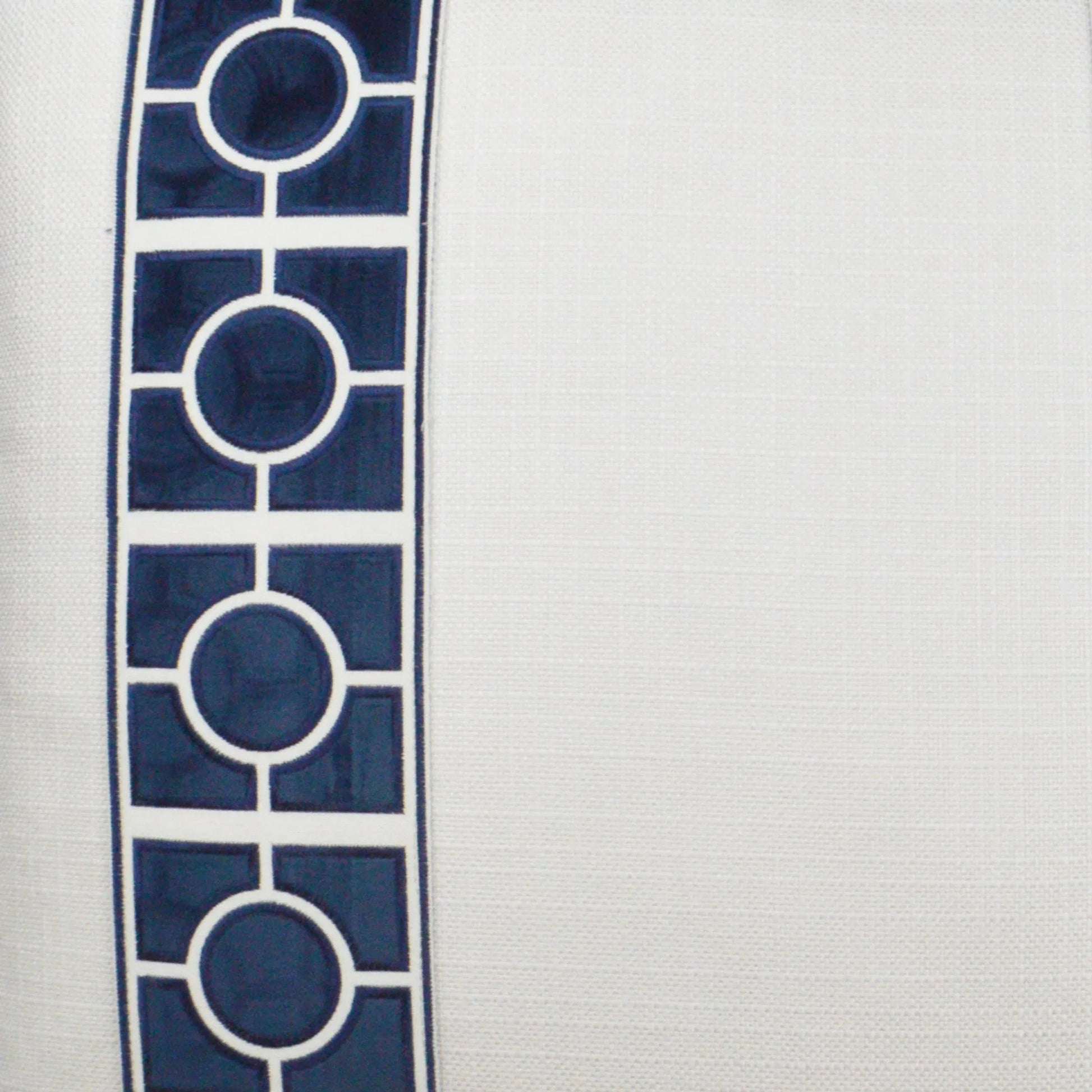 Vendome Pillow by DV Kap Home in blue. Made from 100% polyester in a unique style.