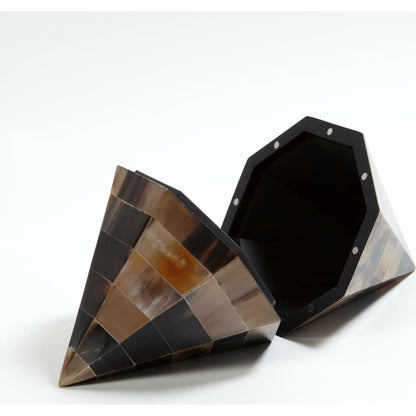 Triangle Cone Box by Global Views. Made from unique in a coastal style.
