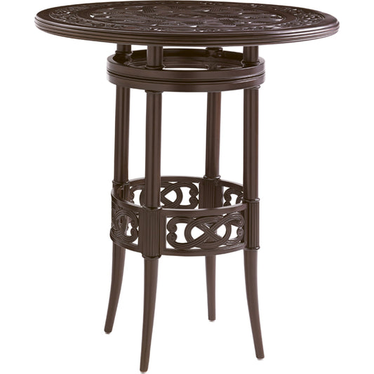 Royal Kahala Black Sands Bistro Table by Tommy Bahama Outdoor. Made from unique in a coastal style.