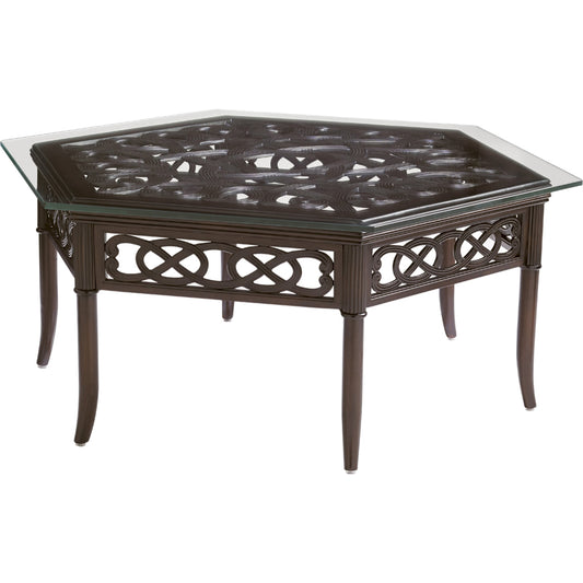 Royal Kahala Black Sands Royal Kahala Cocktail Table by Tommy Bahama Outdoor in brown. Made from unique in a eclectic & global style.