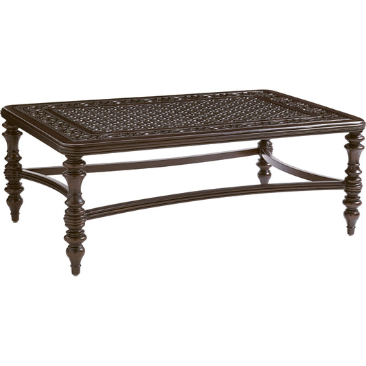 Royal Kahala Black Sands Rectangular Cocktail Table by Tommy Bahama Outdoor. Made from unique in a traditional style.