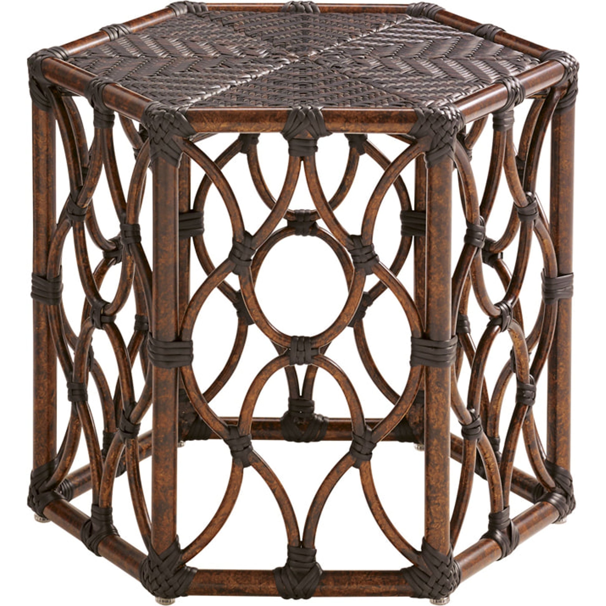 Royal Kahala Black Sands Bunching Cocktail Table by Tommy Bahama Outdoor. Made from unique in a coastal style.