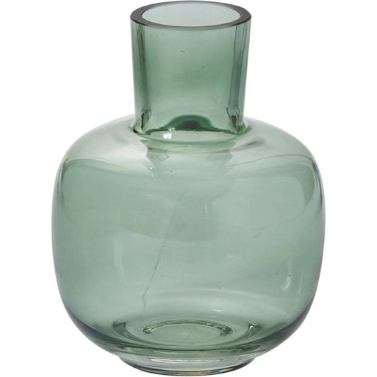 Hana Vase by Accent Decor in green. Made from glass in a modern style.