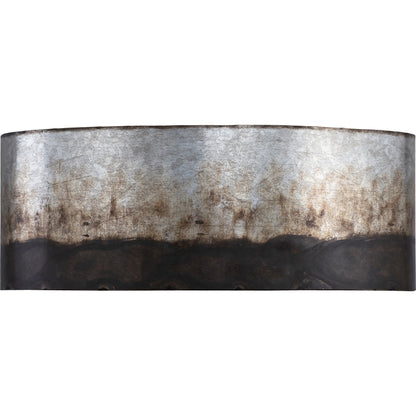 Cannery Bath by Varaluz in ombre galvanized. Made from ombre galvanized in a modern style.