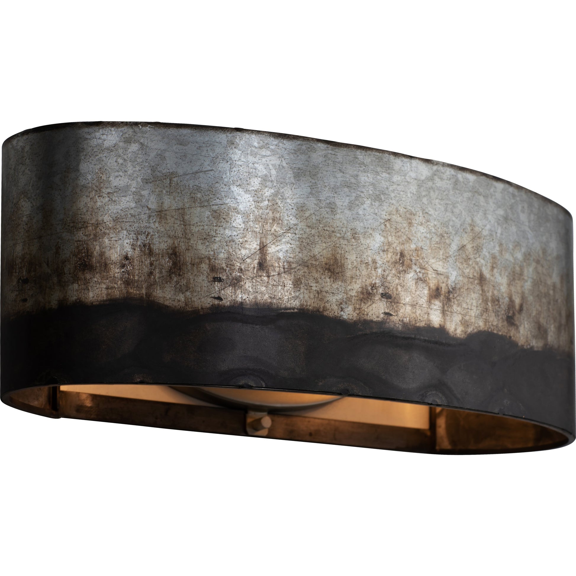 Cannery Bath by Varaluz in ombre galvanized. Made from ombre galvanized in a modern style.