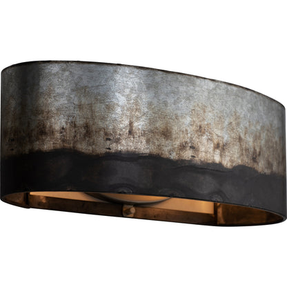 Cannery Bath by Varaluz in ombre galvanized. Made from ombre galvanized in a modern style.