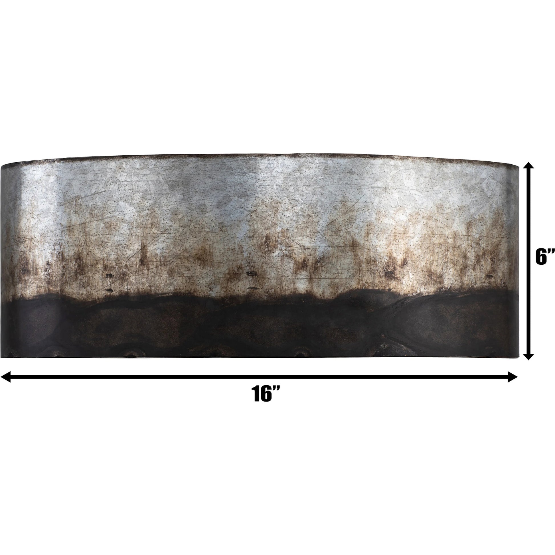Cannery Bath by Varaluz in ombre galvanized. Made from ombre galvanized in a modern style.