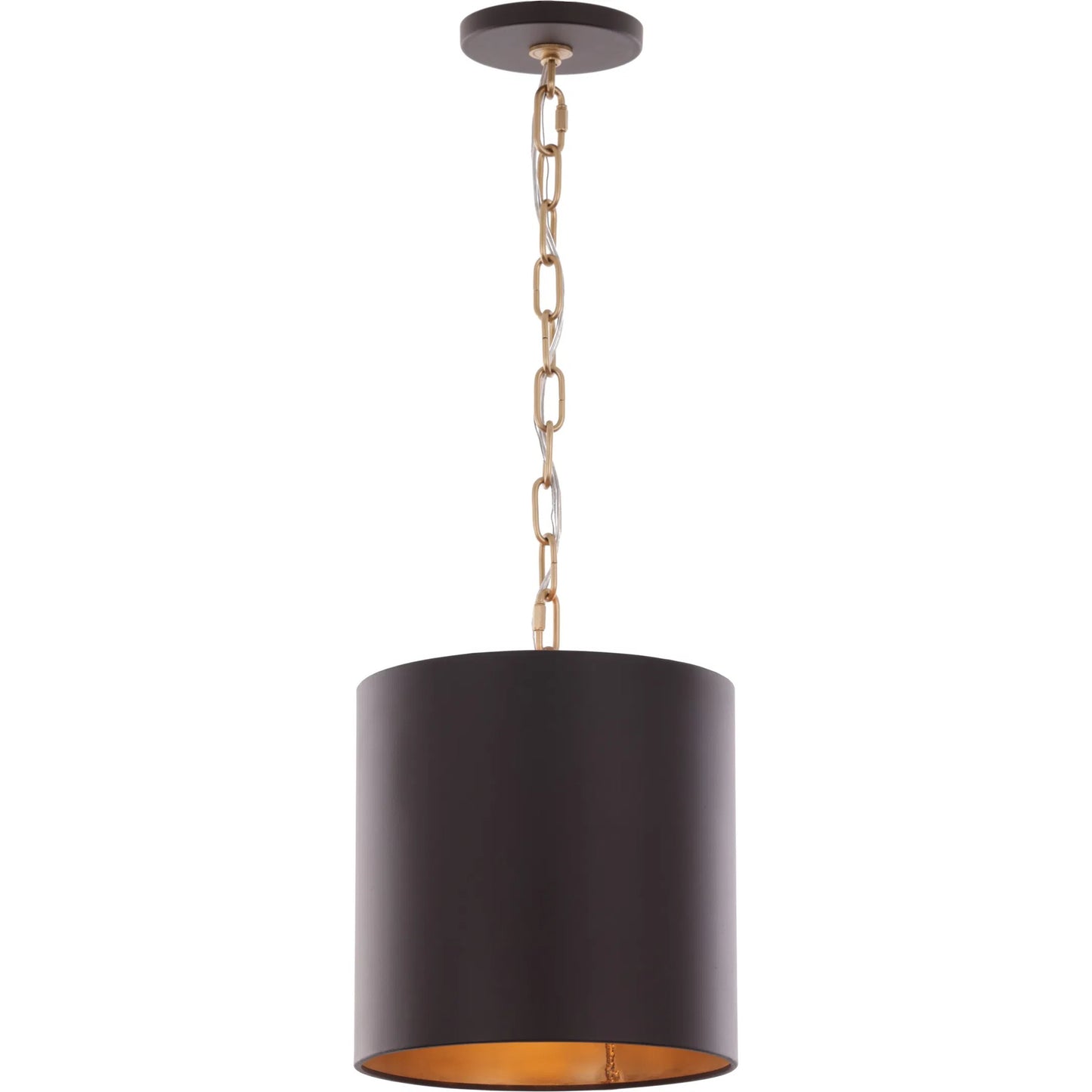 000 SI-2536927 | Primary Silo | Cannery 1 Light Mini Pendant by Varaluz in bronze, brown. Made from galvanized steel in a unique style.