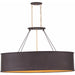 Cannery 5 Light Linear by Varaluz. Made from galvanized steel in a unique style.