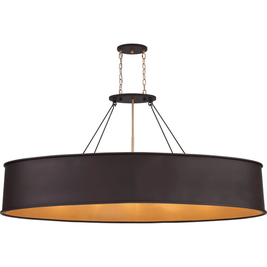 Cannery 7 Light Linear by Varaluz. Made from galvanized steel in a unique style.