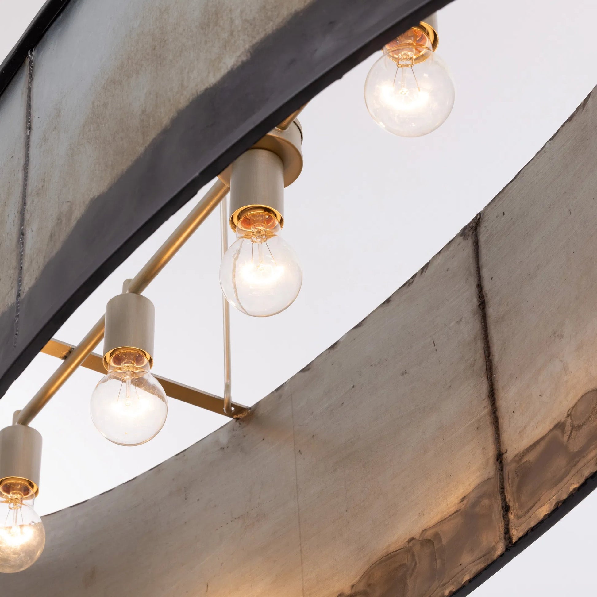 Cannery 5 Light Linear by Varaluz. Made from galvanized steel in a unique style.