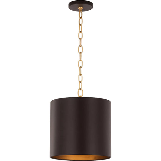 Cannery 3 Light Pendant by Varaluz in bronze, brown. Made from galvanized steel in a unique style.